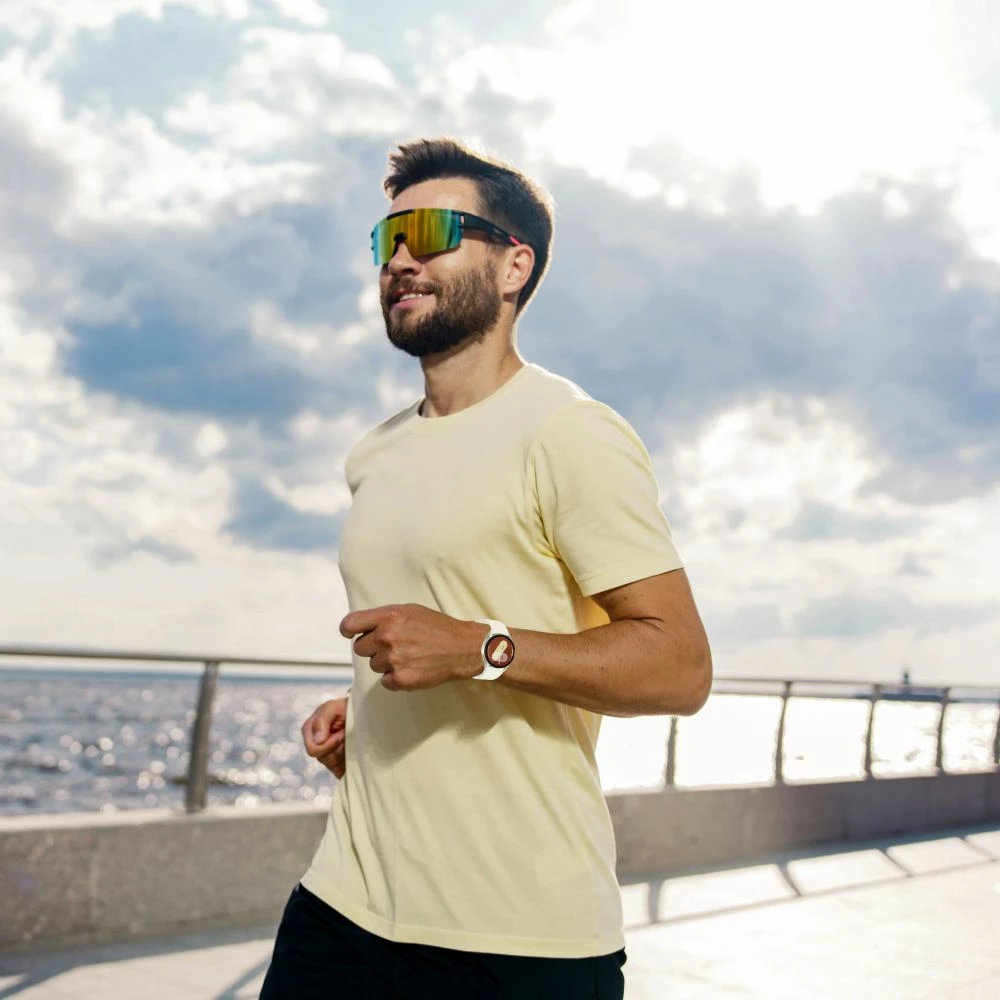 Rrip silikoni për smartwatch Tech-Protect për Samsung Galaxy Watch 4/5/5 Pro/6/7/FE, Bezhe