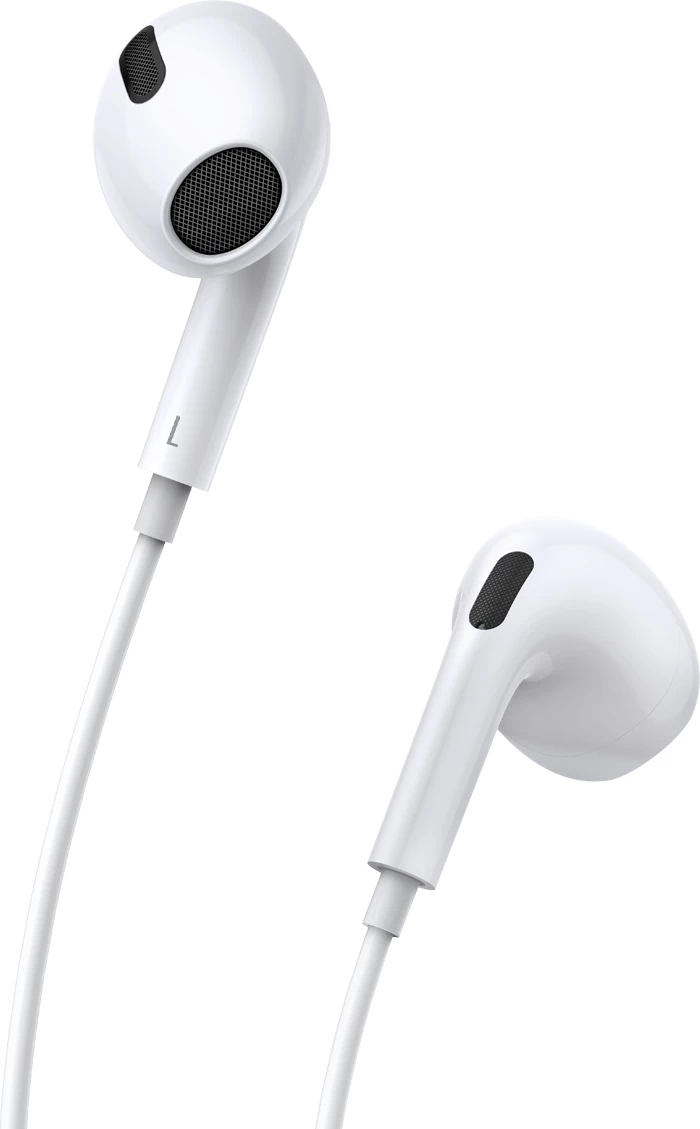 Kufje Baseus Encok H17 me kabllo, 3.5mm mini jack, të bardha