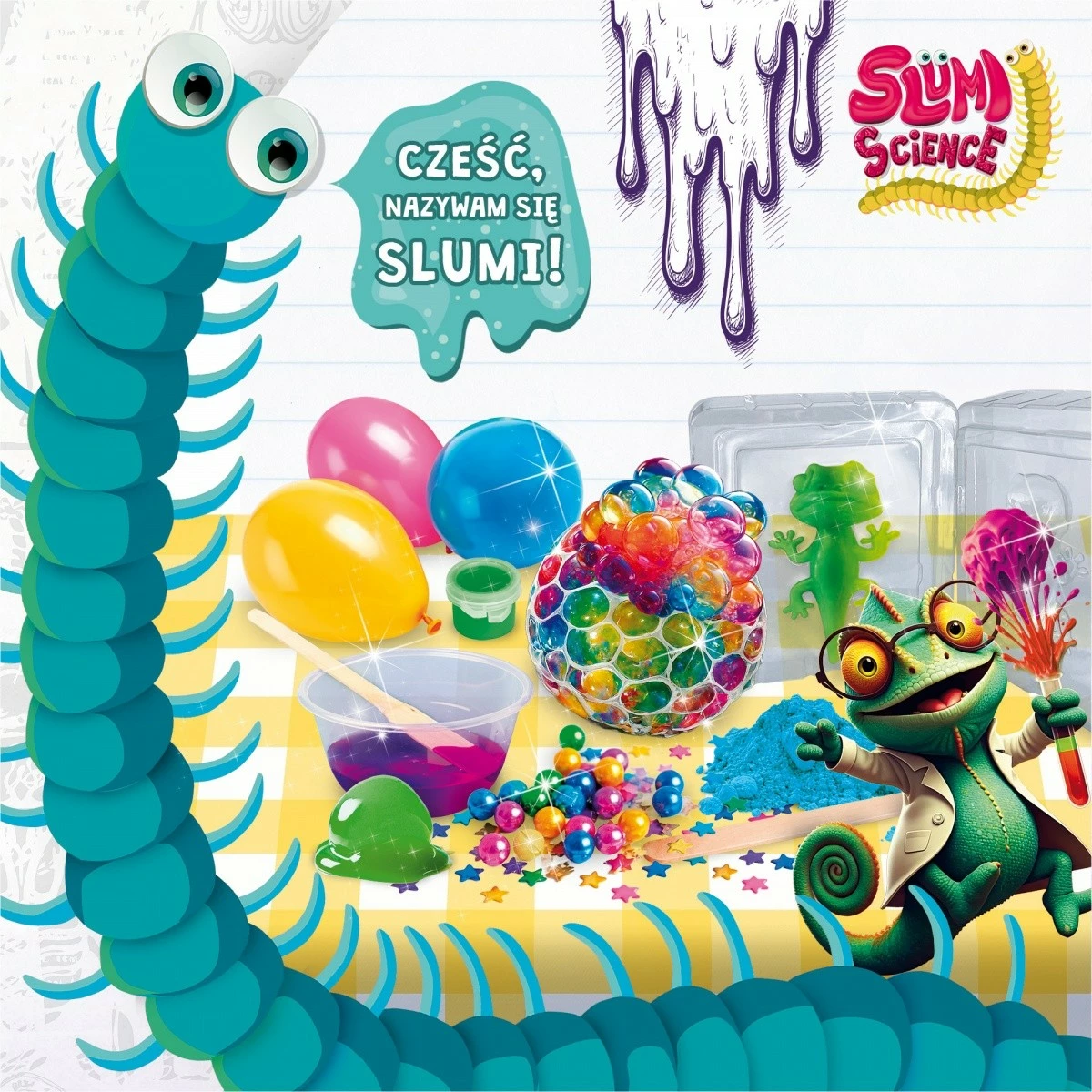 Set shkencor Slumi Science, Lisciani, Slime Laboratory, shumëngjyrësh