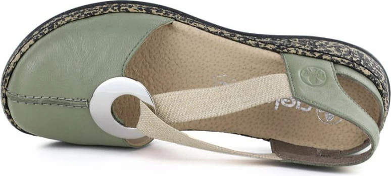 Sandale Rieker 46461-52, të gjelbra