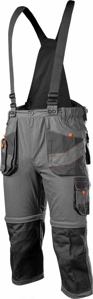 Pantalona pune me pe Neo 81-321-XXXL, 6-n-1, 100% pambuk, 3XL, gri