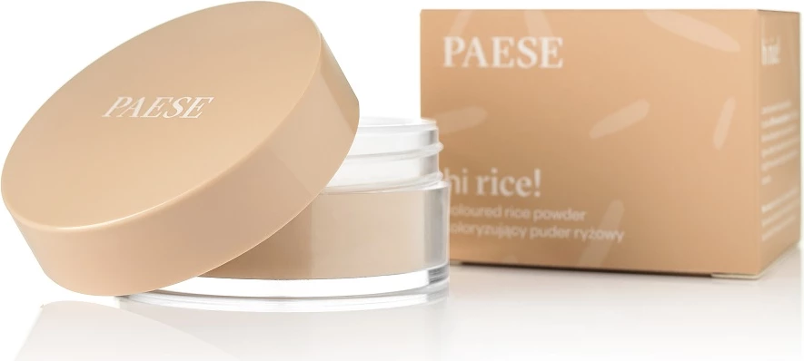 Pudër e lirshme për femra Paese Hi Rice! Colored Rice Powder 20 Natural, 10g