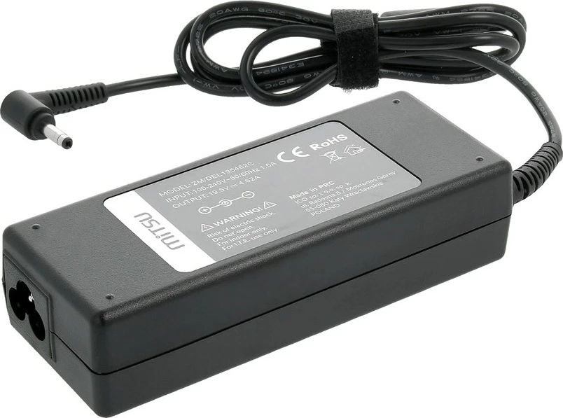 Karikues Mitsu për Dell, 90W, 19.5V 4.62A, 4.0x1.7 mm, i zi