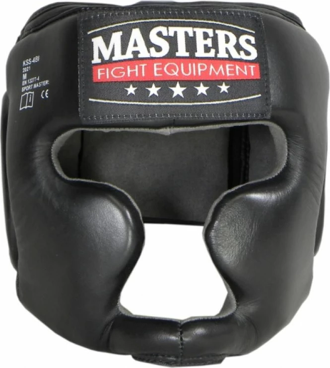 Helmetë boksi për meshkuj Masters, e zezë [Madhësia: XL]