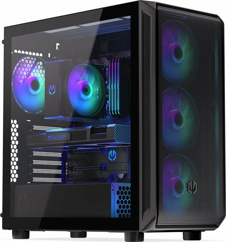 Kasë Endorfy Arx 700 ARGB EY2A013 Midi Tower ATX, 4x 140mm ARGB PWM, USB-C, e zezë