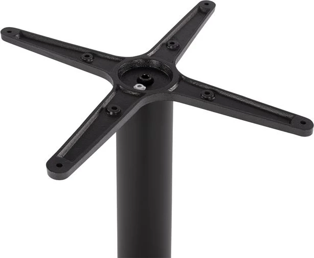 Bazë metalike ngjyrë e zezë mat 45x45x72 me rregullues FH438