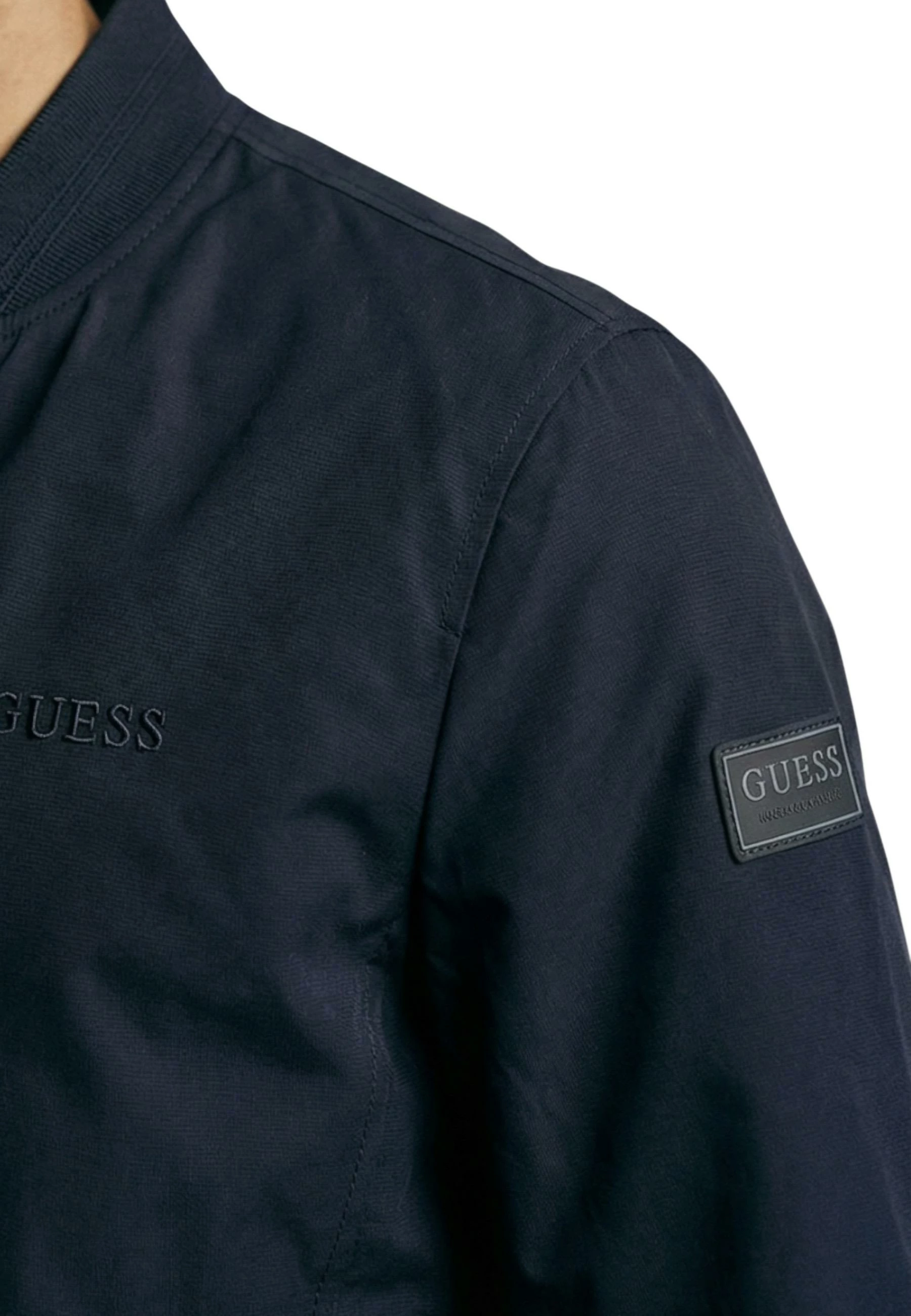 Jakne bomber Guess M6RL09 WJ362 për meshkuj, e kaltër [Madhësia: M]