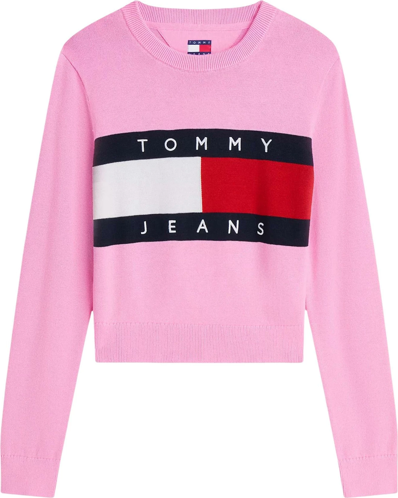 Xhemper për femra Tommy Hilfiger Jeans DW0DW22930, rozë [Madhësia: M]