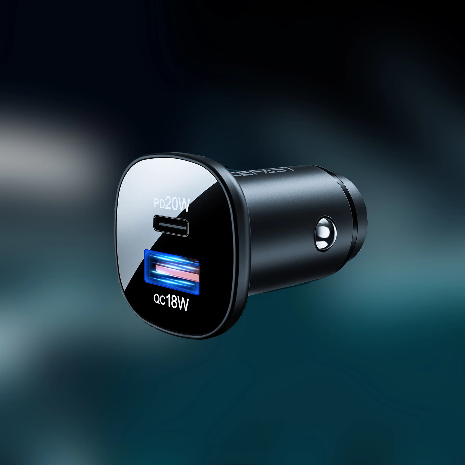 Karikues makine, Acefast, B1, 38W, USB-C + USB, PD 20W, QC 3.0, PPS, 2 porta, i zi