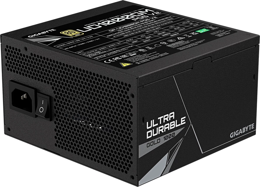 Furnizues rryme GIGABYTE UD1000GM PG5 V2 1000W 80 Plus Gold ATX 3.1 fully modular i zi