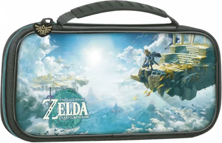 Kutizë transporti e fortë BigBen për Nintendo Switch, Zelda Tears of the Kingdom (TOTK), zezë/blu