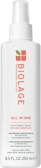 Spray ushqyes për flokë Matrix Biolage All in One Nourishing Spray Concentrate për femra 250ml