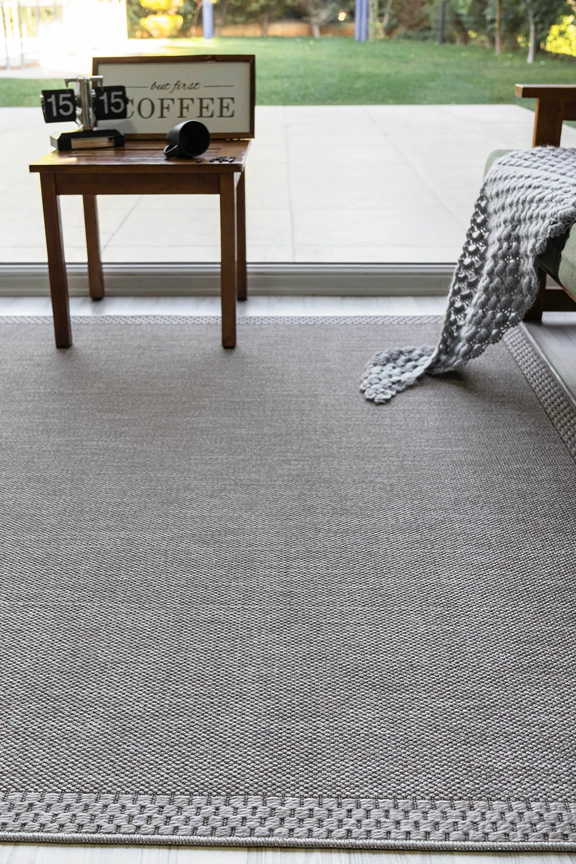 Qilim Conceptum Hypnose, Celesta, 140x200cm, ngjyrë gri
