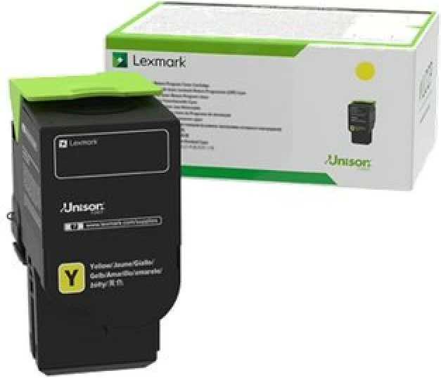 Toner, Lexmark, 78C2UYE, rendiment 5,500–8,800 faqe, i verdhë