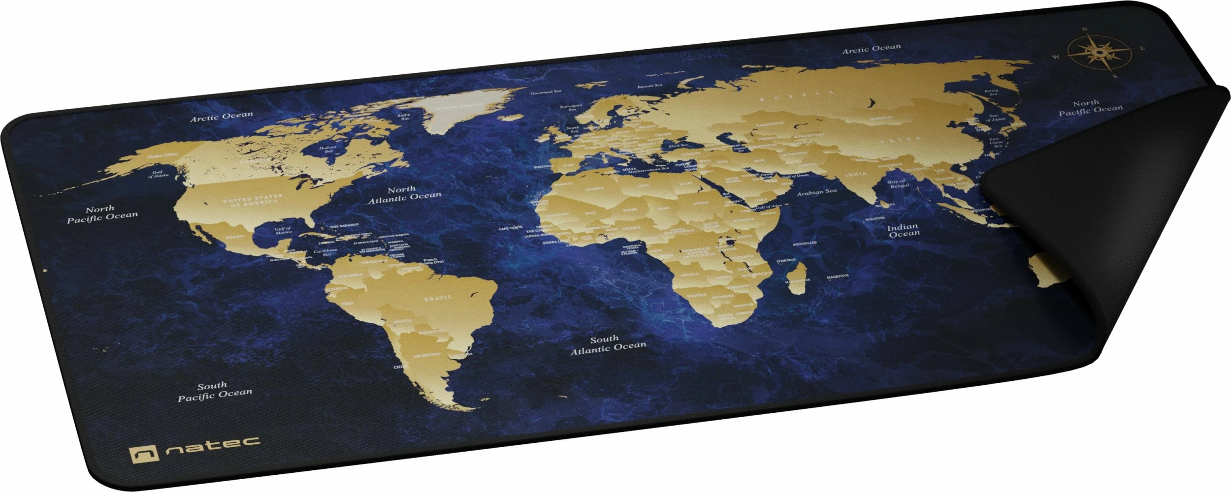 Mauspad Natec World Deep Blue NPO-2243 800x400mm 2.5mm, blu e thellë