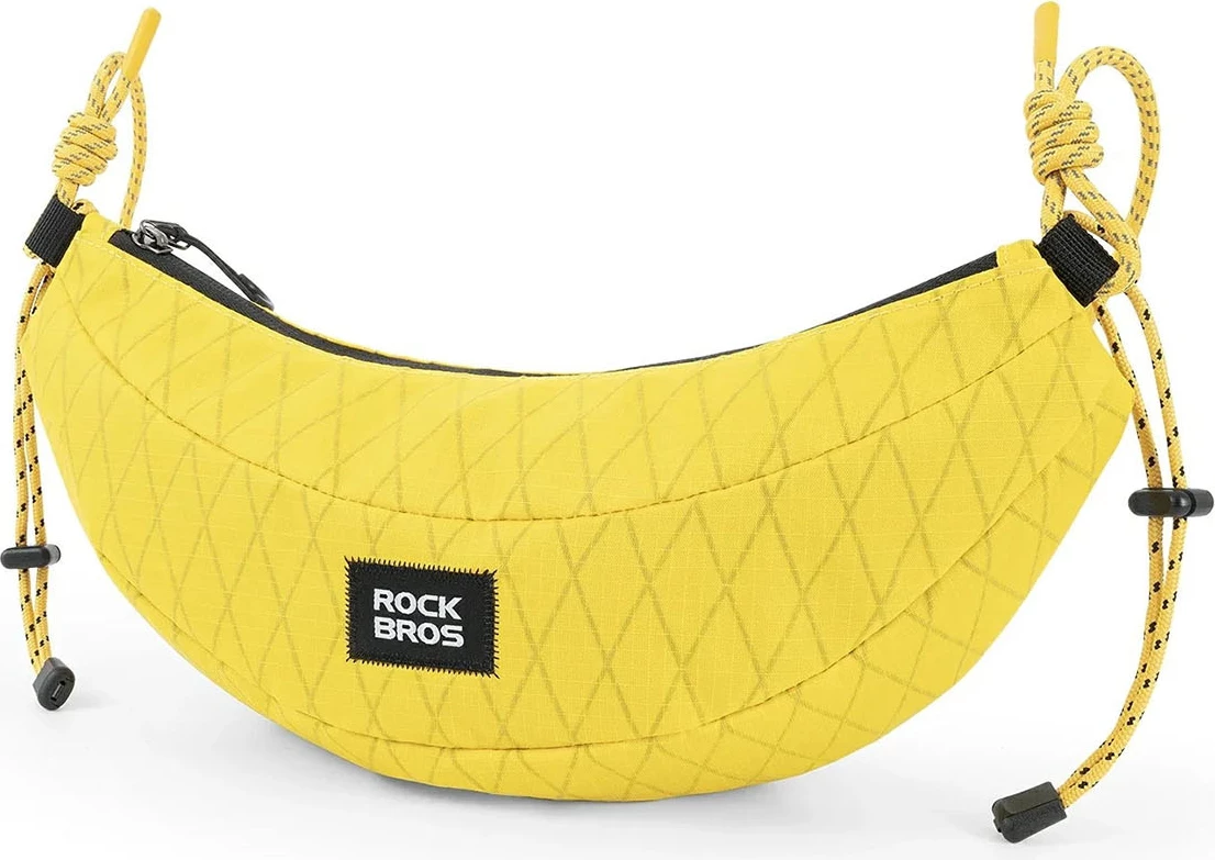 Çantë biçiklete Rockbros H74 1.8L 2-në-1 (për timon/mbi sup), e verdhë