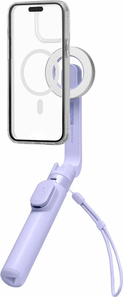 Selfie stick me tripod Spigen S571W, MagSafe, Bluetooth, Violet