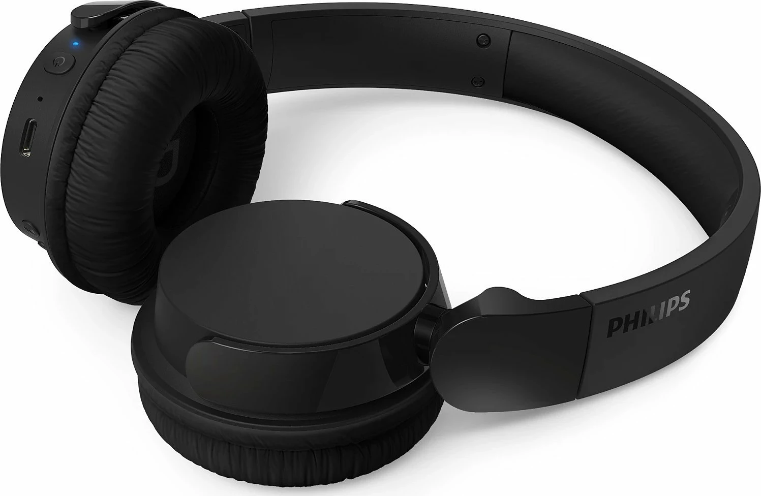 Kufje Philips TAH4209BK/00 Bluetooth, 55h bateri, me mikrofon, on-ear, të zeza