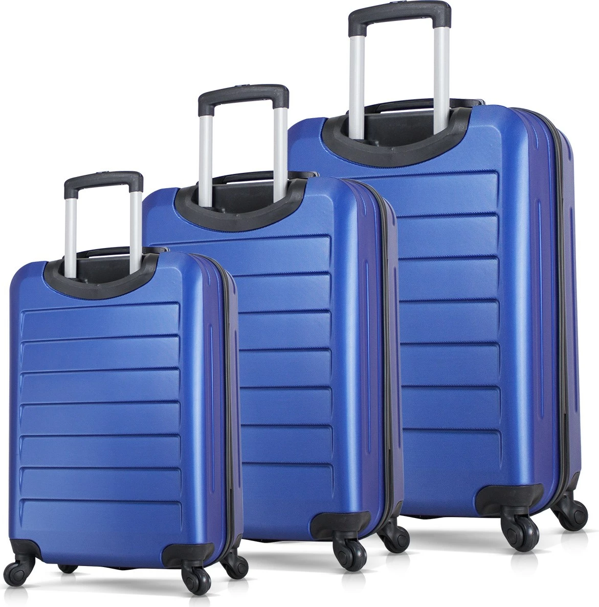 Set valixhesh (3 copë), ngjyrë kaltër, Zoozie Bags, 6264