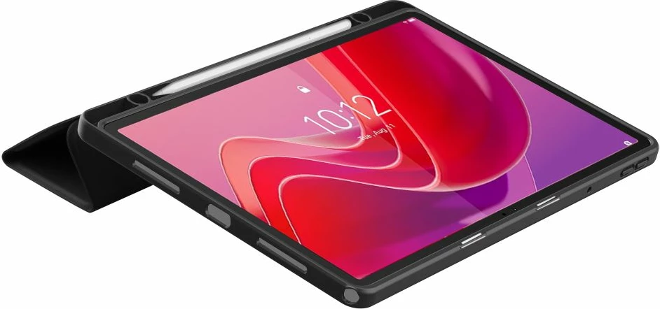Mbështjellës tabletë Tech-Protect SmartCase Pen për Lenovo Tab M11 11" TB-330, silikon, me qëndrim dhe vend për stylus, i zi