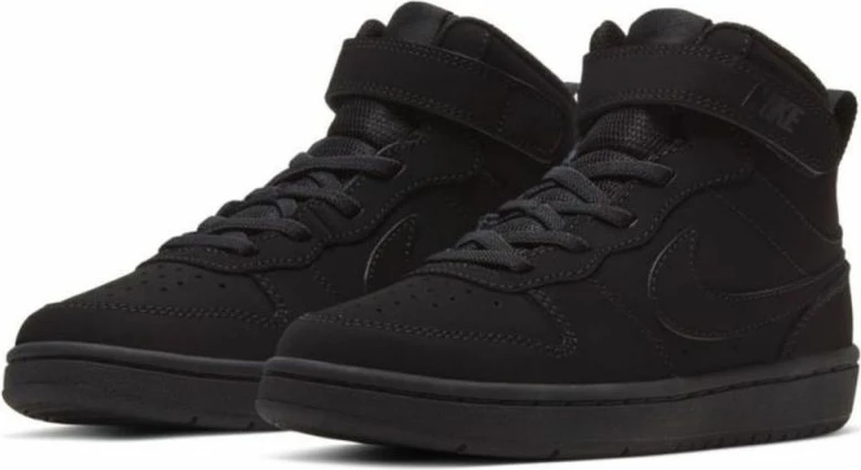 Atlete fëmijësh Nike Court Borough Mid 2 CW5868-001, të zeza