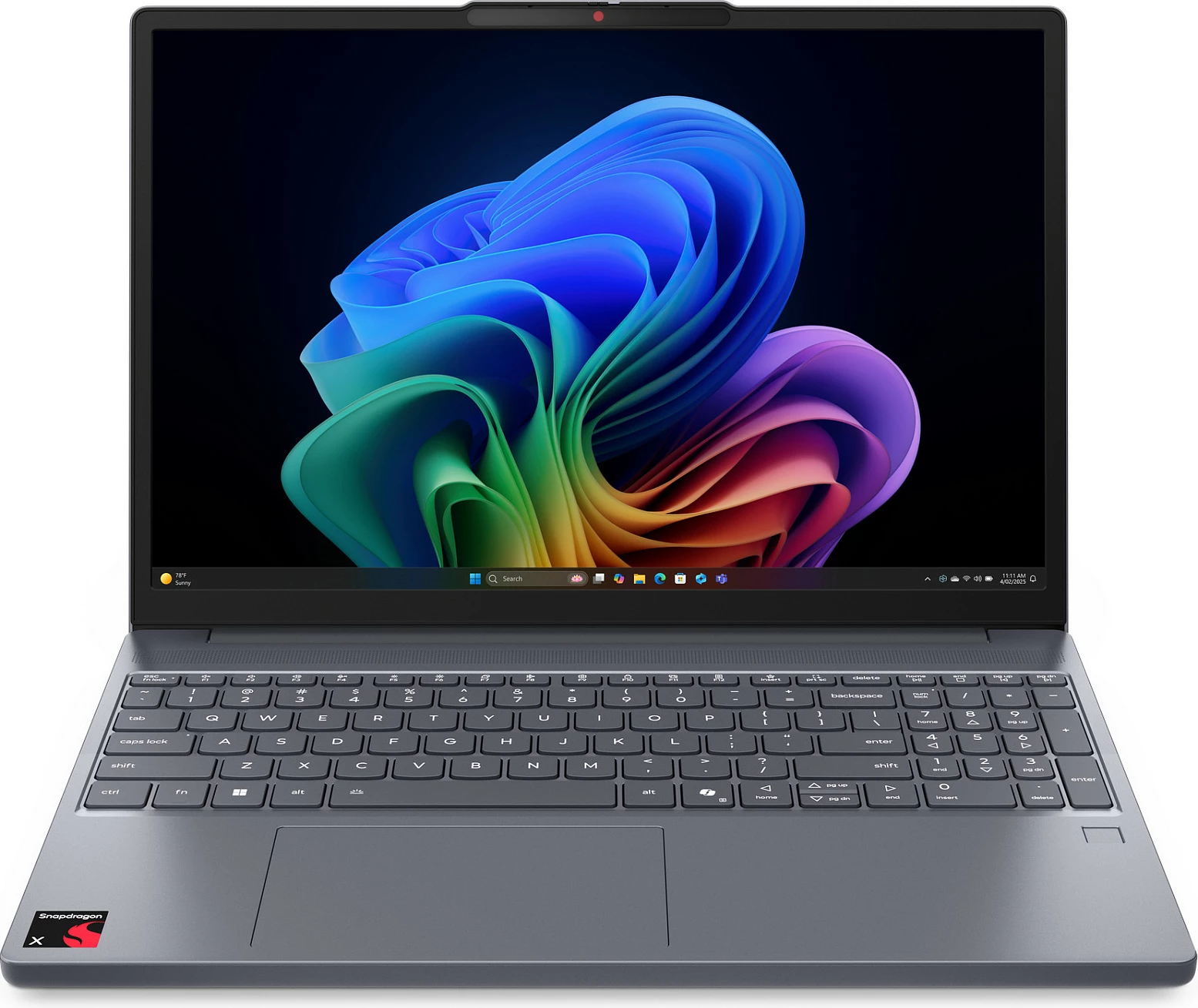 Laptop Lenovo IdeaPad Slim 3 Snapdragon X1-26-100, 16GB RAM Memorje, 1TB SSD, 15.3" WUXGA, Windows 11 Home, Luna Grey
