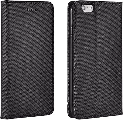 Mbështjellës flip magnetik HAVANA 4703 për Samsung Galaxy J7 2017 J730, me xhep për kartë, i zi