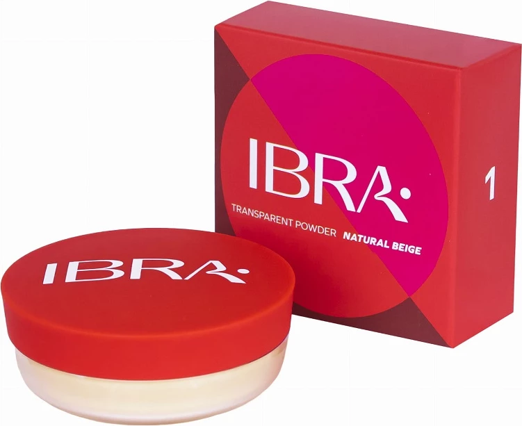 Pudër e lirshme transparente për femra Ibra 12g