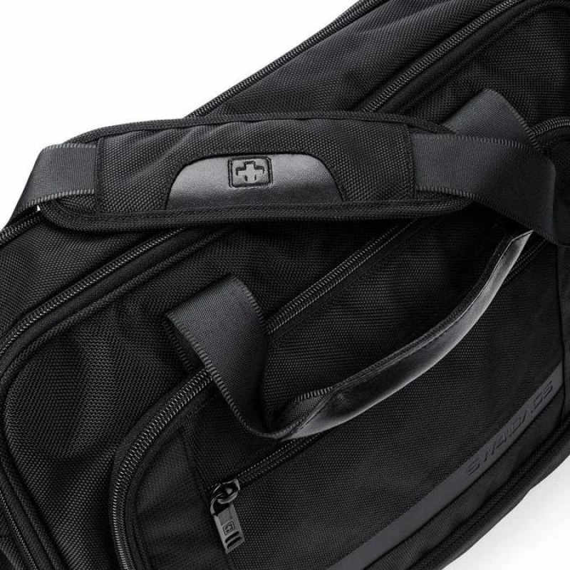 Çantë shpine Swissbags unisex, e zezë [Madhësia: Standarde]