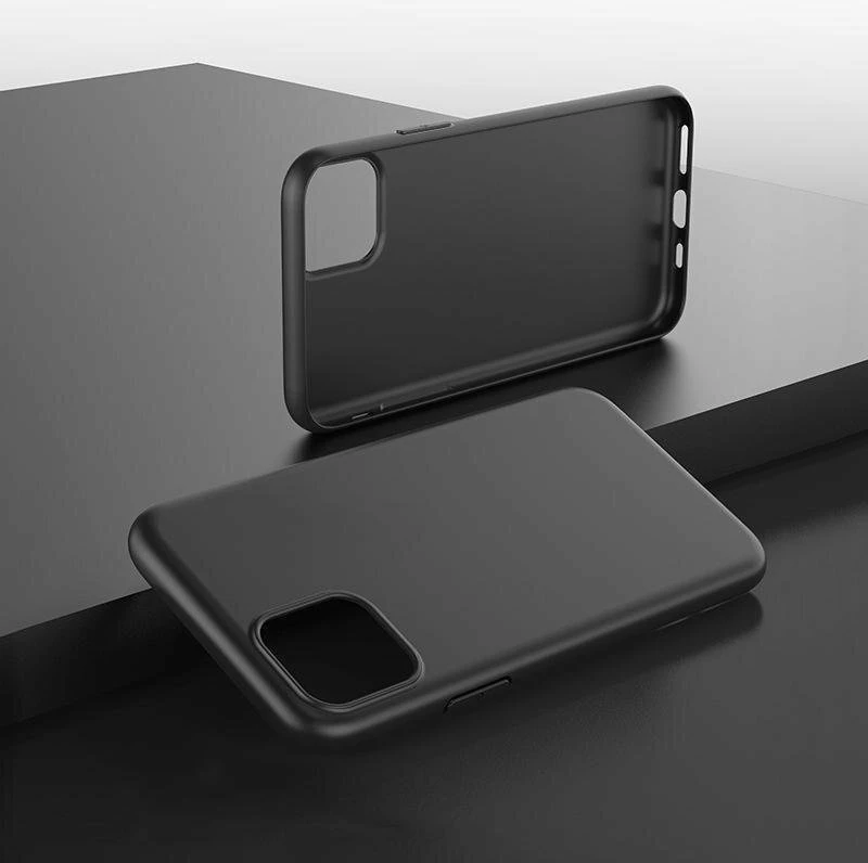 Mbështjellës Hurtel për iPhone 11, TPU gel, i zi