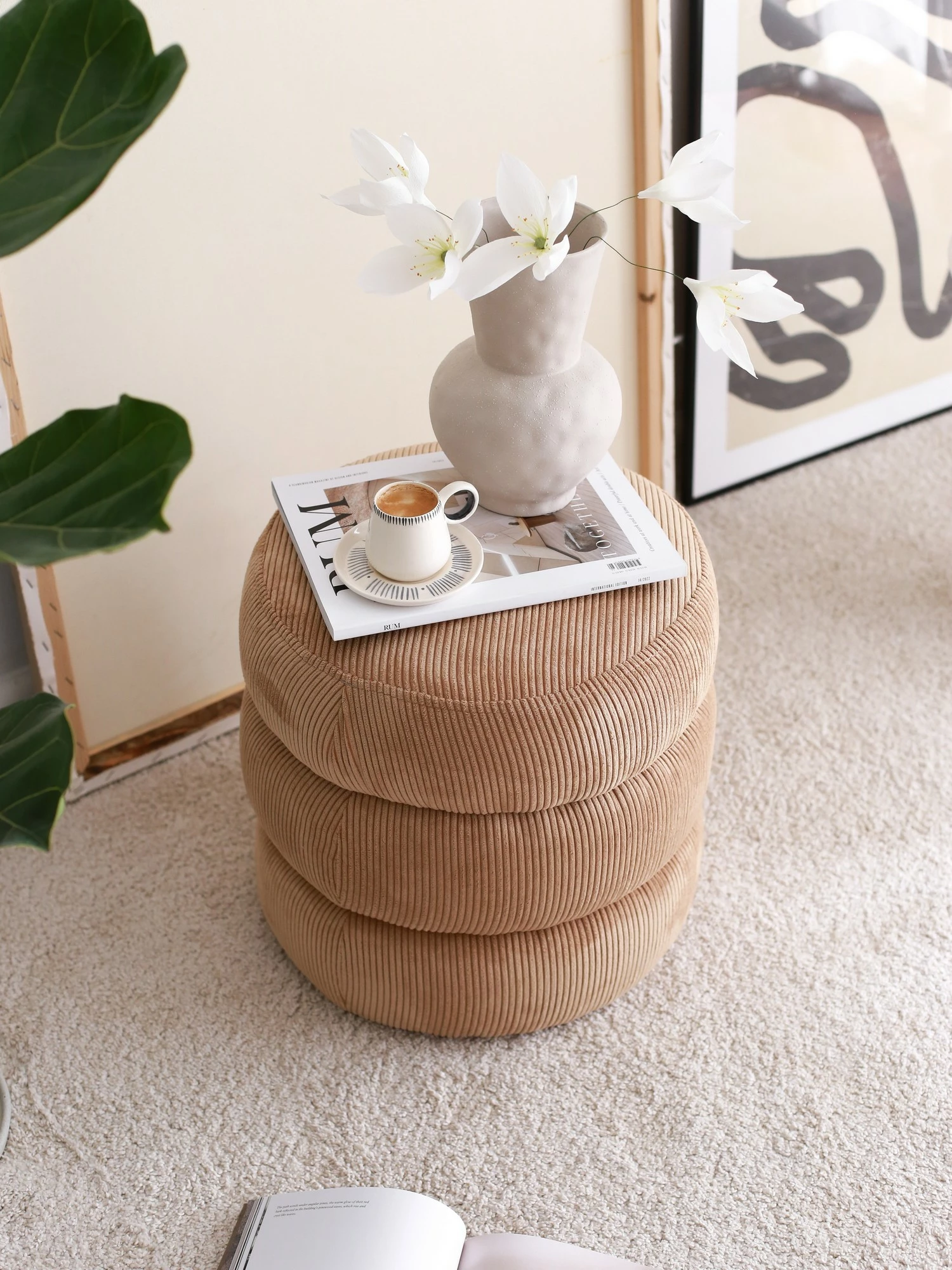 Puf Atelier del Sofa, Boum, ngjyrë deve
