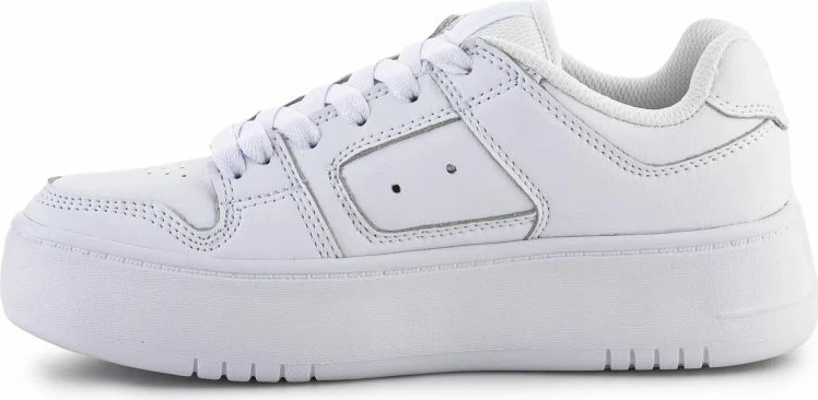 Atlete skate DC për femra, të bardha