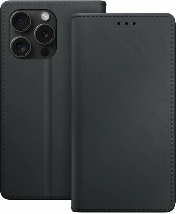 Mbrojtëse portofol 3mk për iPhone 15 Pro Max, e zezë