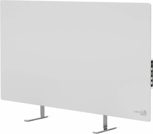 Ngrohës smart AENO Premium Eco AGH0003S 700W, xham i kalitur, infra të kuqe + konveksion, prizë EU (E/F), bardhë