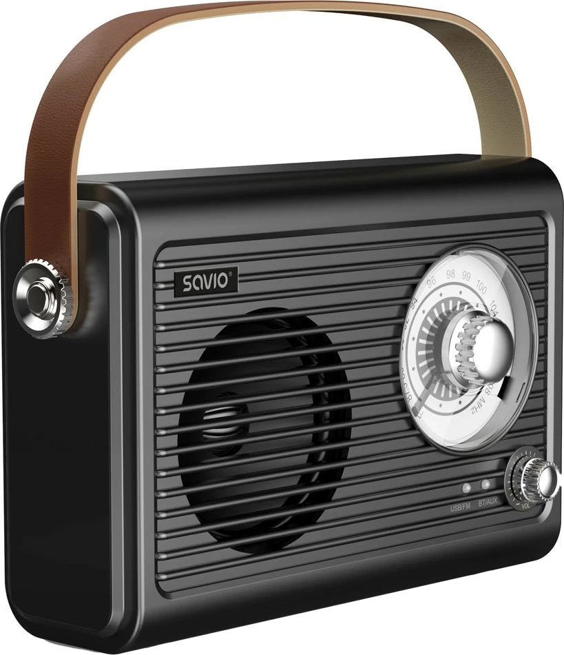 Radio portabile Savio RS-01, FM, USB, e zezë
