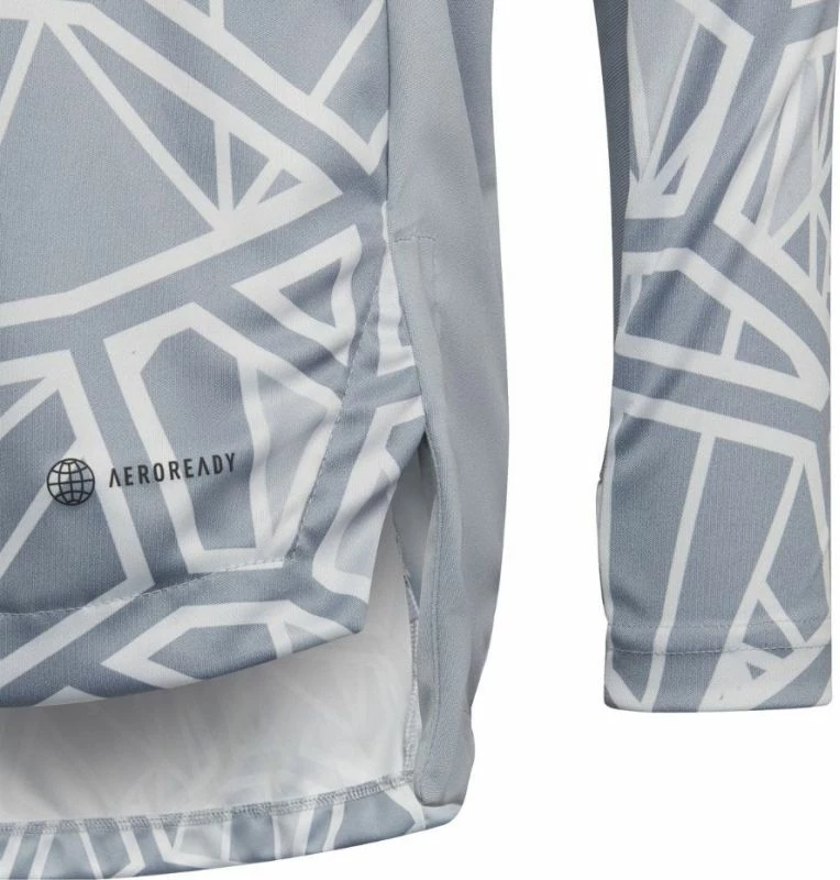 Fanellë portieri për fëmijë adidas, gri