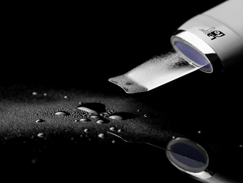 Pajisje peeling kavitacional, Lafe TWA002, 24.000 dridhje/sek, 3 mënyra pune, bateri 600 mAh, e bardhë