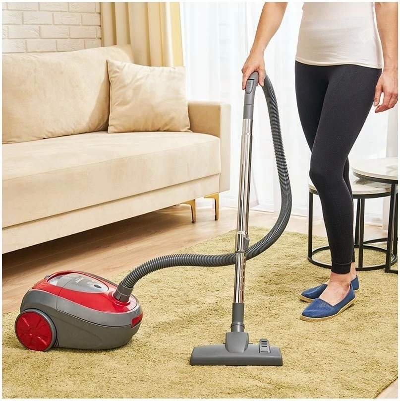 Fshesë me korrent Zelmer ZZVC261 Tadek, 2.5L, 800W, e kuqe-gri