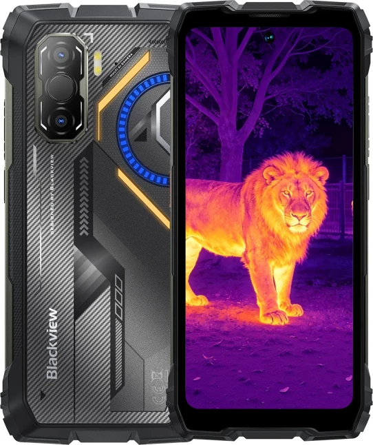 Celular BLACKVIEW ROCK 3 8/256GB, kamerë termike, bateri 10000mAh, IP69K/IP68, i zi