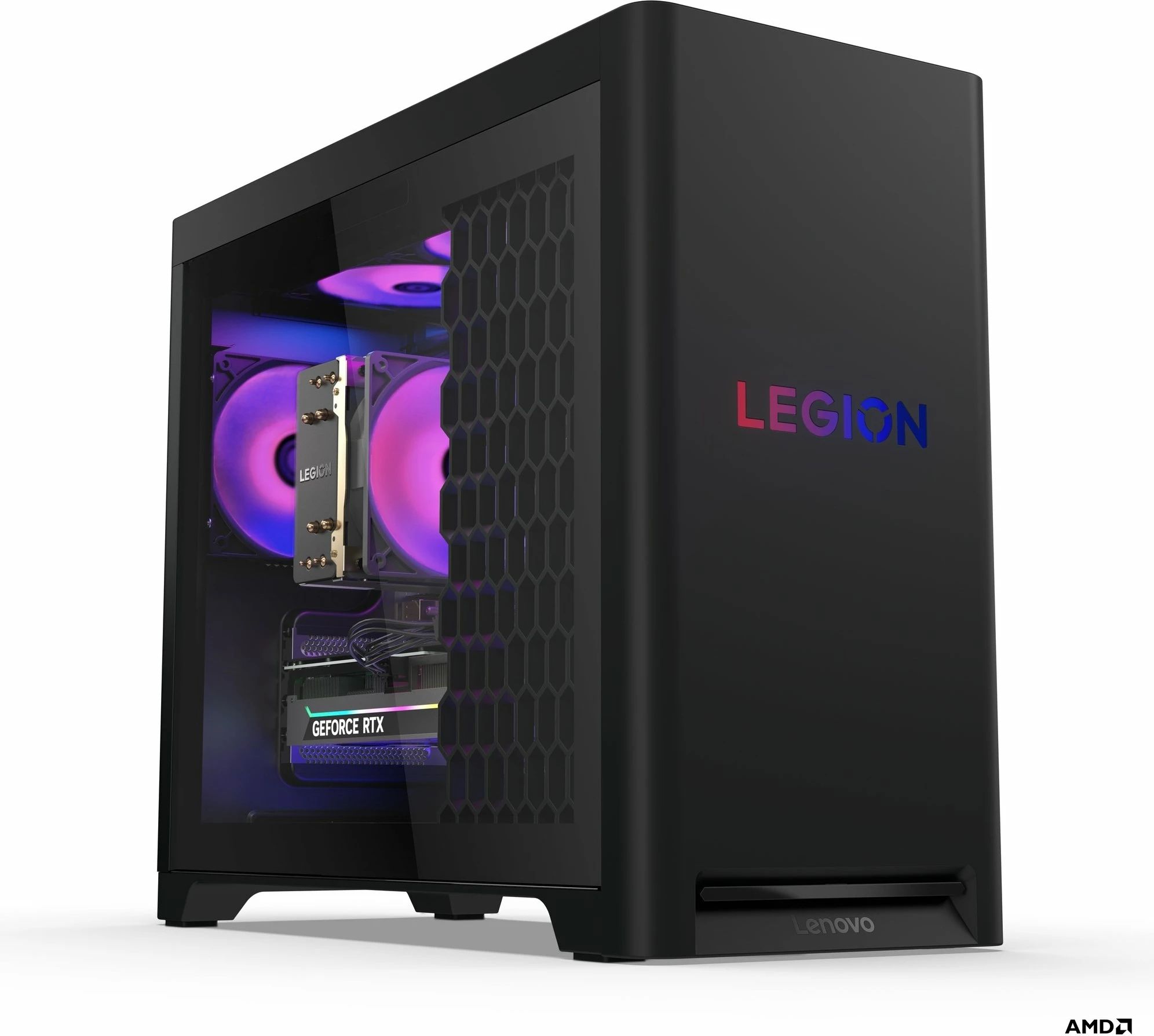 Kompjuter desktop gaming Lenovo Legion T5 30AGB10, Ryzen 7 7700X, 32 GB DDR5 RAM, RTX 5070 Ti 16 GB, SSD 2 TB M.2 PCIe, Windows 11 Home, i zi