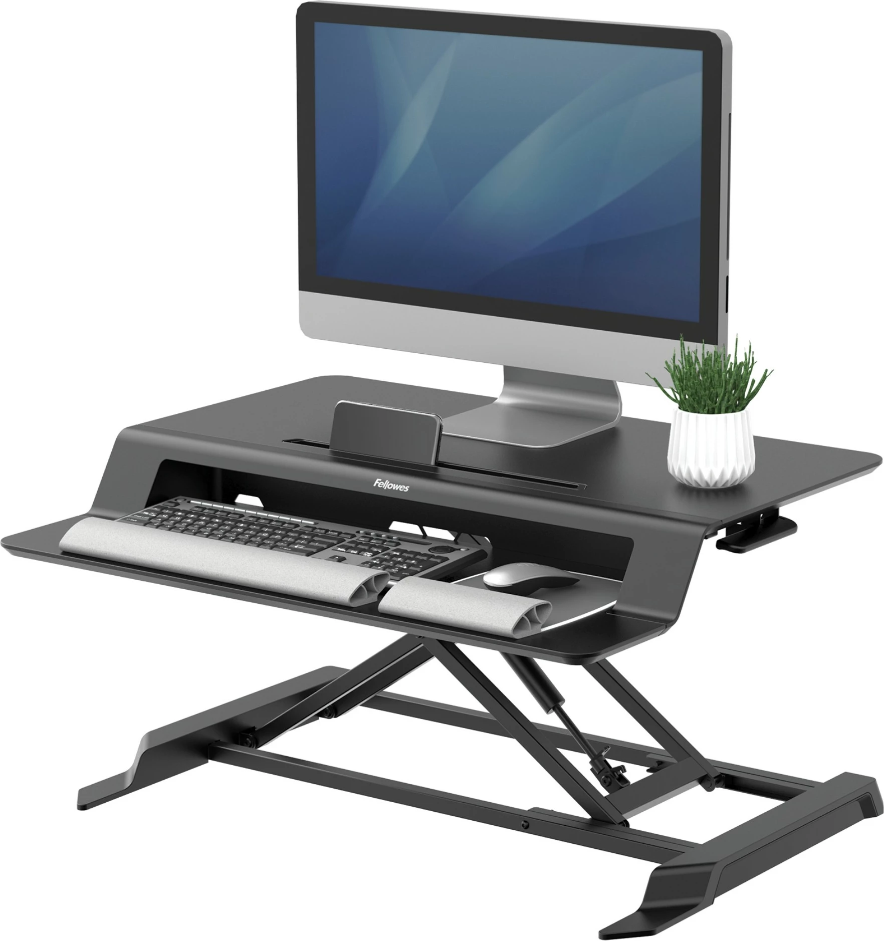Konvertues tavoline Fellowes Lotus LT, sipërfaqe 80cm, ngjyrë e zezë