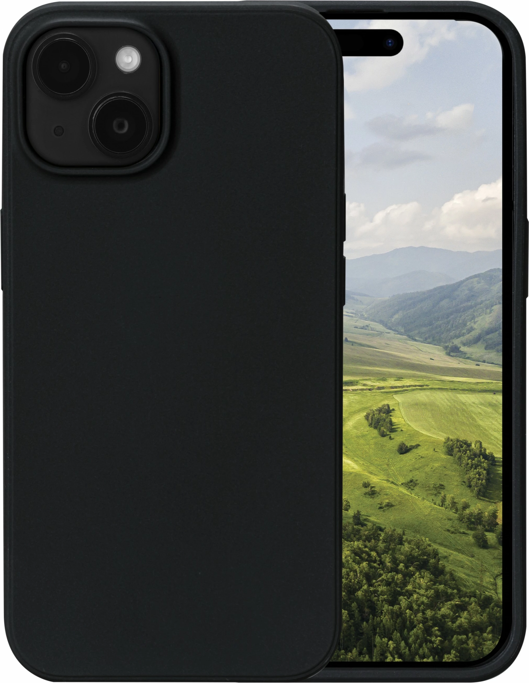 Mbështjellës dbramante1928 Eco Case Nuuk për iPhone 15, e zezë