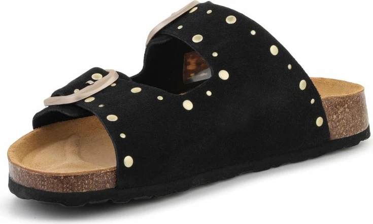 Flip-flopa për femra Bio Bio Frida Suede Negro, të zeza [Madhësia: 41]