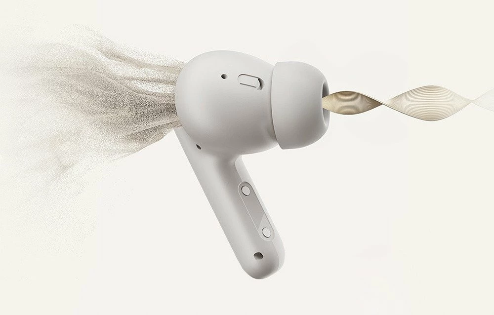Kufje QCY Buds HT15, ANC, TWS, Bluetooth 5.4, 6 mikrofona, IPX4, deri 25 orë me kuti, të bardha