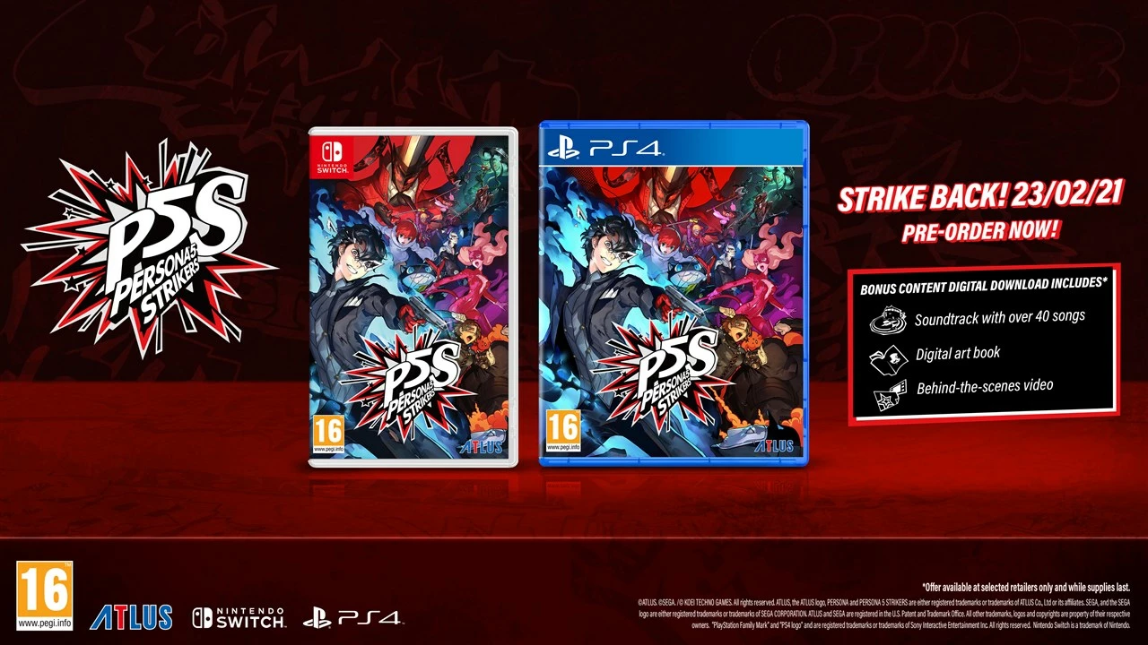 Lojë PS4 Atlus Persona 5: Strikers Limited Edition (PEGI 16)