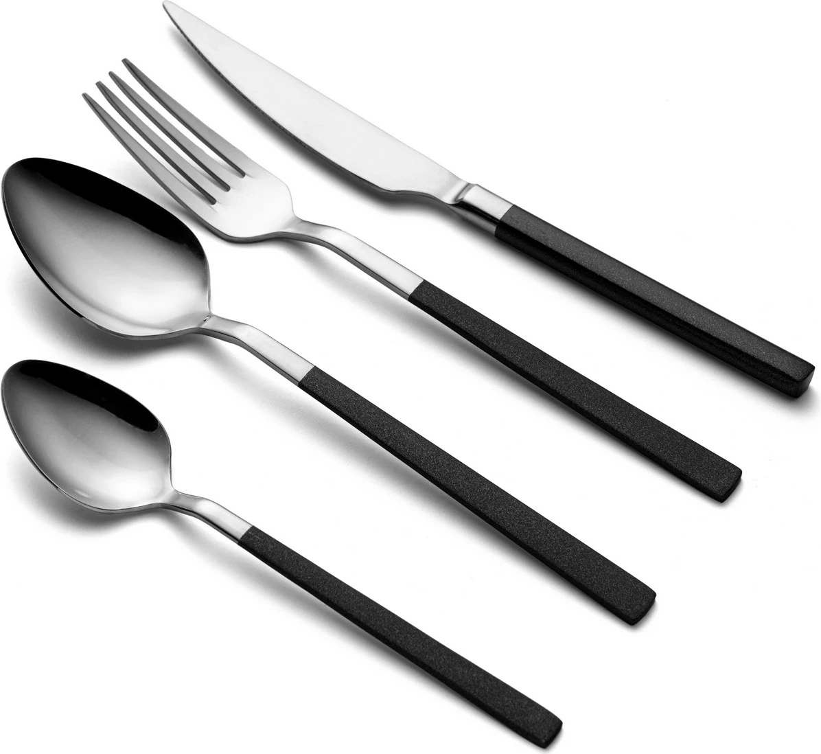 Set lugë, pirunë dhe thika (12 copë), Hermia Concept, CBK12CH-BL