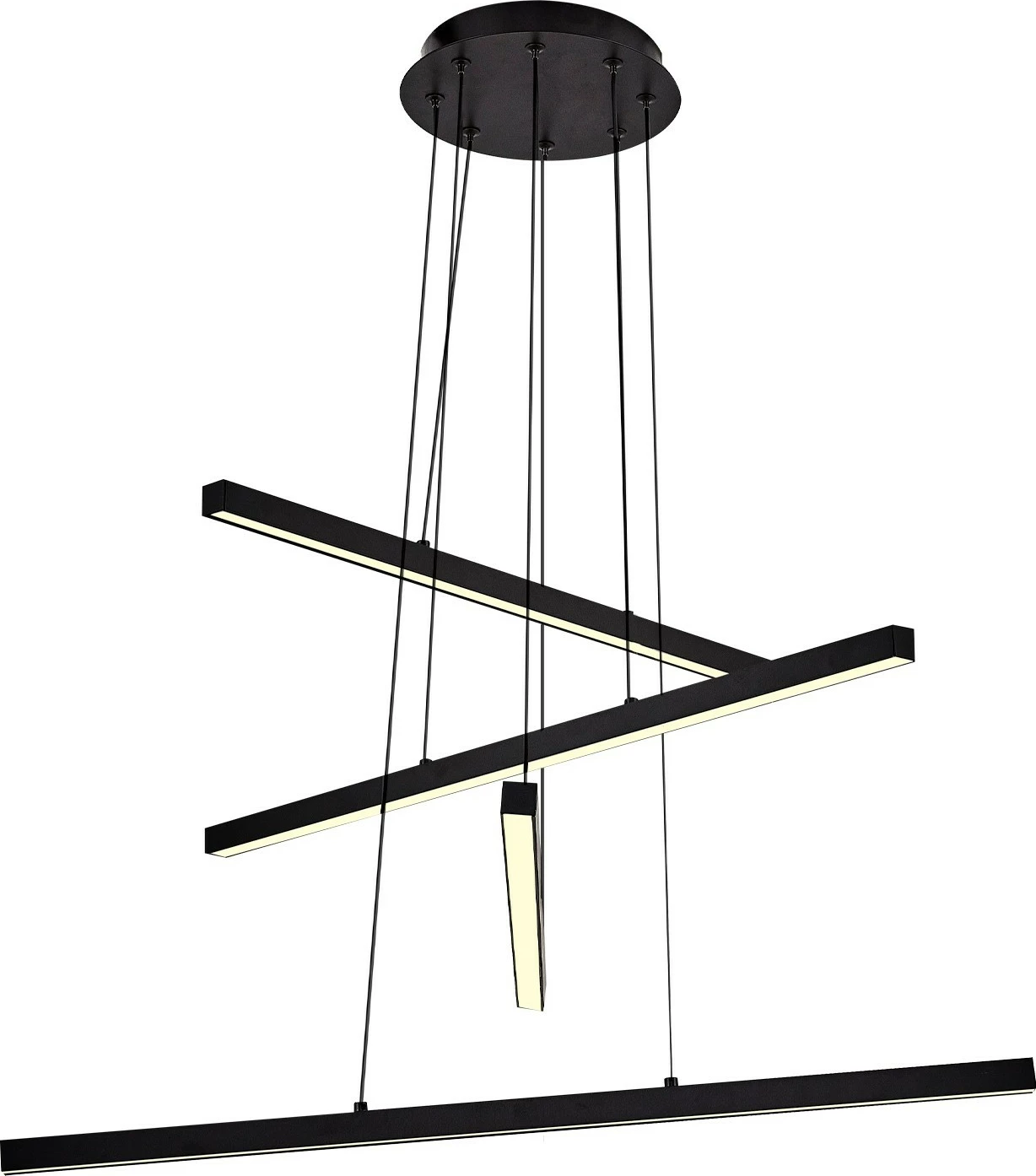 Llambë varëse moderne Opviq, L1244, e zezë