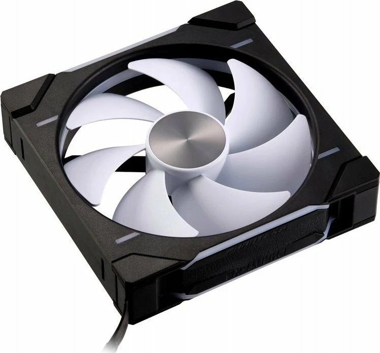Ventilator kasë Phanteks D30-140 PWM D-RGB 140mm, 30mm, 4-pin PWM + 3-pin ARGB, zi/bardhë, 1 copë