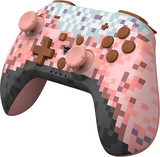 Gamepad DragonShock PopTop Pink Cube, wireless Bluetooth, për Nintendo Switch & PC, rozë