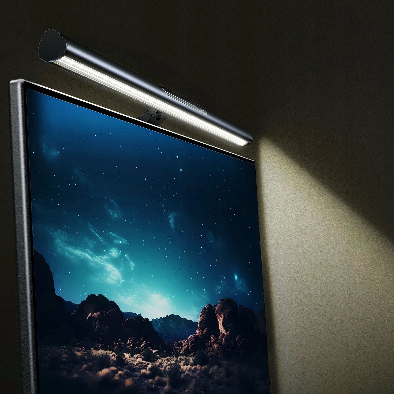 Lampë LED për monitor Baseus i-wok 3 Series, montim magnetik, USB-C, 485 mm, e zezë, set me kabllo USB-A në USB-C